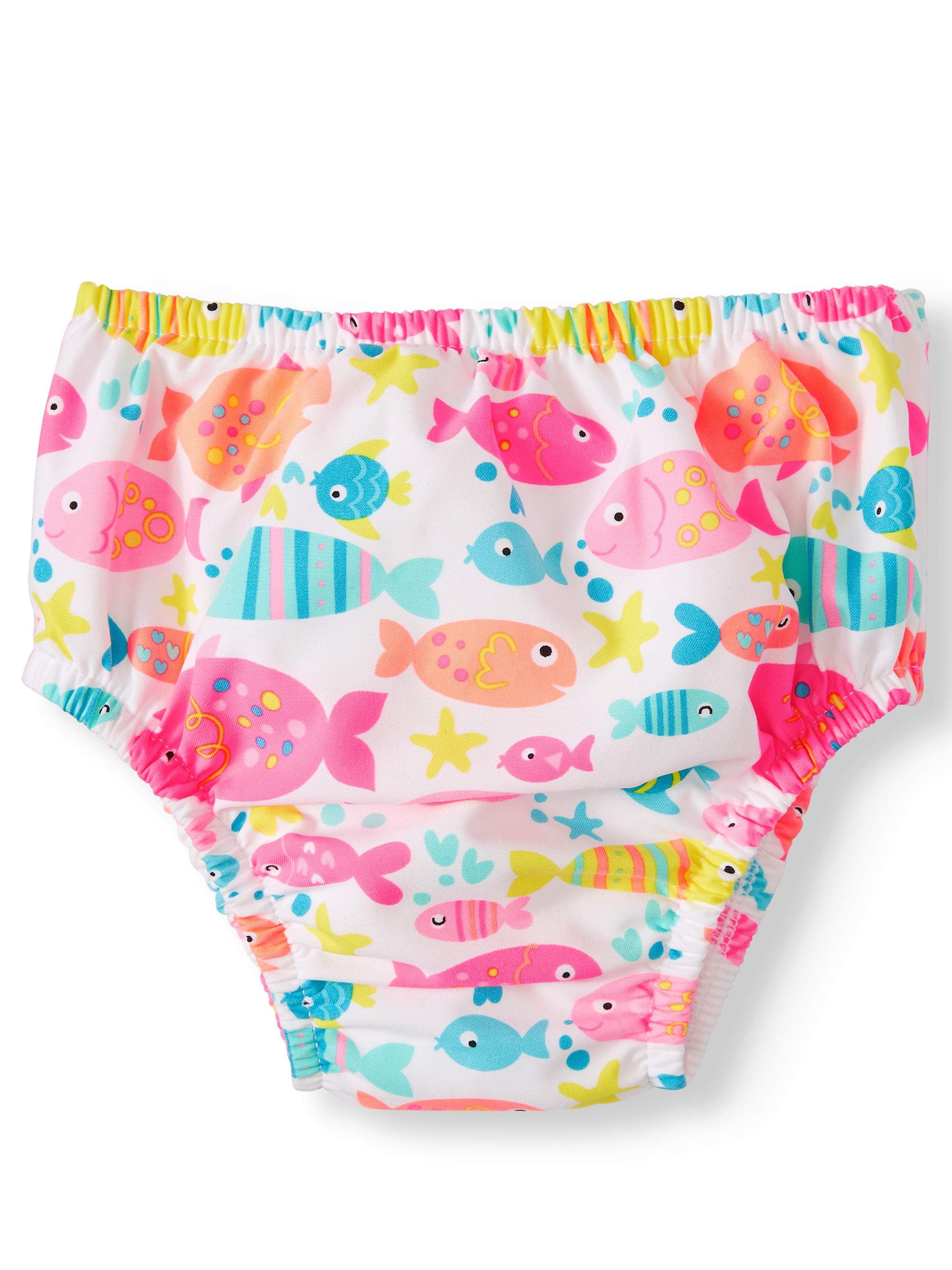 with Side Snaps Swim Time Girls Baby Reusable Swim Diaper UPF 50 
