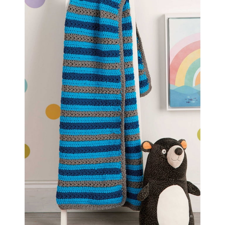 Animal Easiest Baby Blanket Leisure Arts Simple Baby Blankets