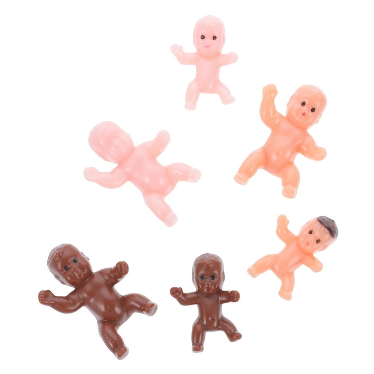 60 Pieces Mini Babies for Baby Shower - Small Plastic Babies Tiny Baby  Dolls