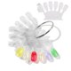 thumbnail image 5 of 10 hojas Total 60 consejos palos suministros de uñas para la exhibición de uñas y bricolaje Macarena Transparente, 5 of 5