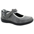 thumbnail image 3 of Drew Buttercup Women Casual Shoe In Grey Mesh Combo, 3 of 7