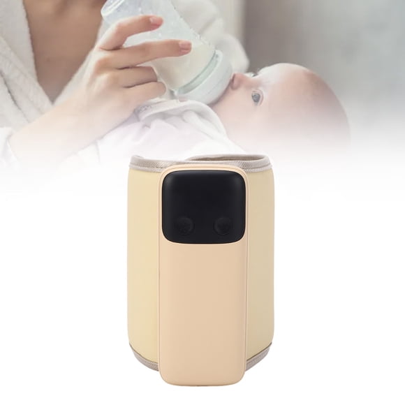 Calentador De Biberones Portátil, Calentador De Leche De Viaje De Calentamiento Rápido Con Control De Temperatura, Pantalla Digital, Termostato De 48 Horas, Funciona Con Batería
