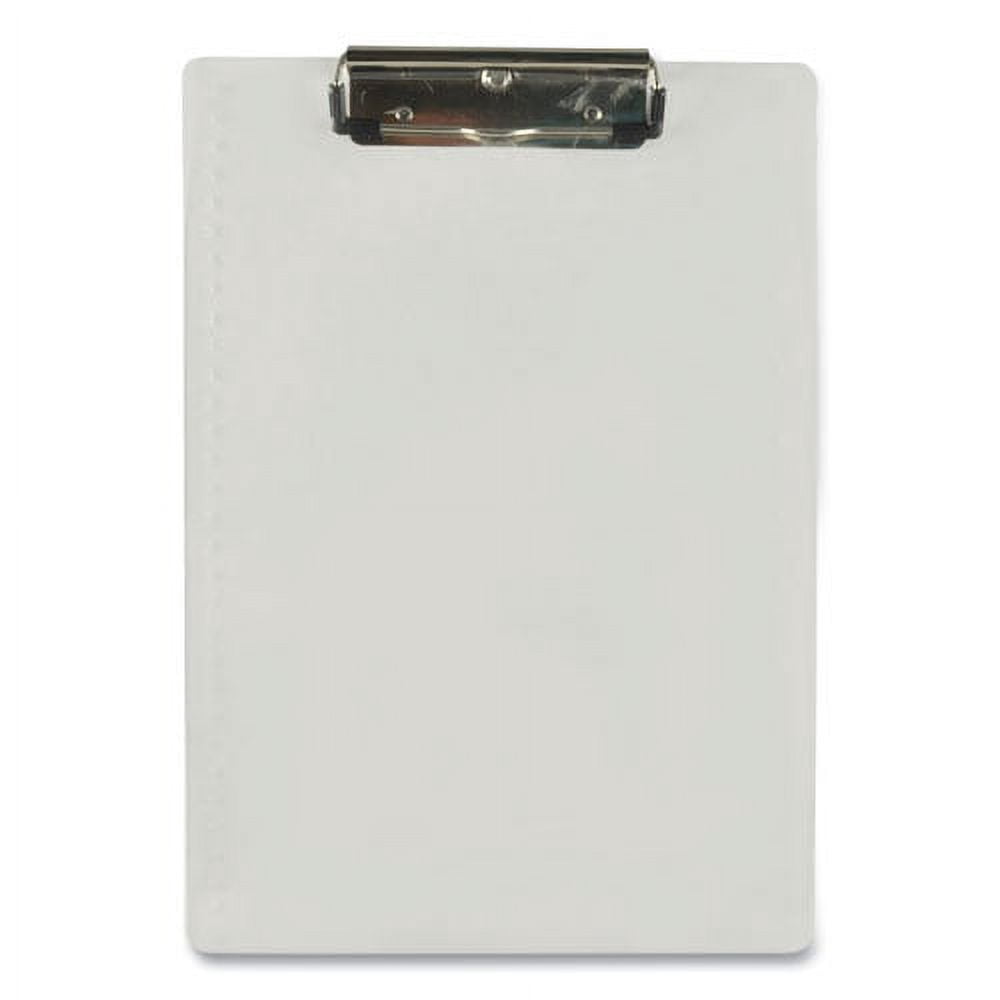 Acrylic Clipboard, 0.5" Clip Capacity, Holds 8.5 x 11 Sheets, Clear | Bundle of 2 Each