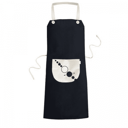 

Serial Planetary Satellite Juxtaposition Apron Bib Sarong Cooking Baking Kitchen Pocket Pinafore