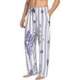 thumbnail image 2 of Disketp Bouquet And Lavender Flowers Men'S Pajama Pants - Ultra Soft Fleece Sleep And Lounge Pants (Size: S-Xxl), 2 of 9