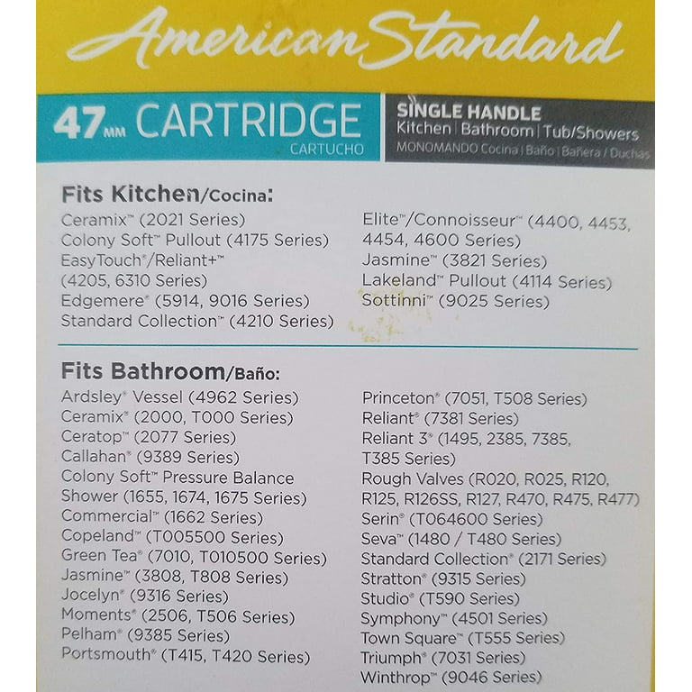 Faucet Cartridge For American Standard