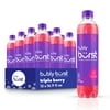 bubly burst Sparkling Water Beverage, Triple Berry, 16.9 fl oz Bottles (12 Pack)
