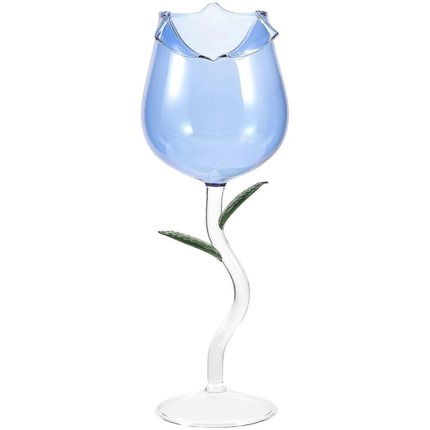 Cocktail Flower Goblet Wine Glass Anniversary Flower Wine Glass Wine Glass for Birthday