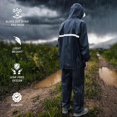 thumbnail image 3 of Raincoat For Women Waterproof Rain Jacket And Trousers Set In Black L 108X76X1CM 1 Set, 3 of 5