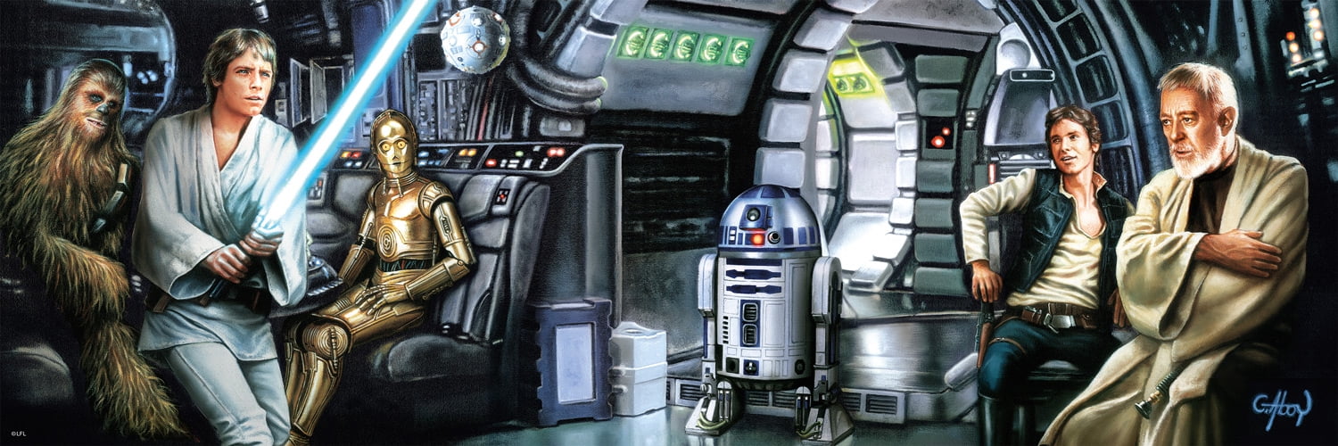 Buffalo Games 4x1 Classic Star Wars Multipack Interlocking Jigsaw Puzzle