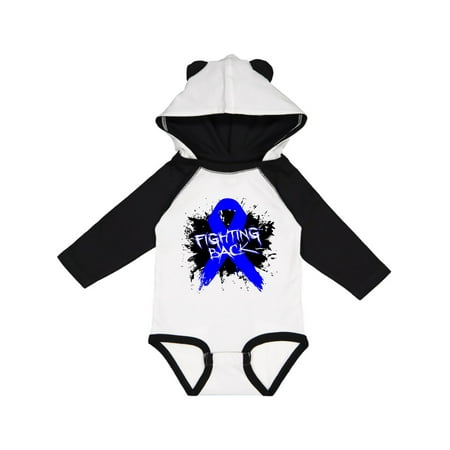 

Inktastic Colon Cancer Fighting Back Gift Baby Boy or Baby Girl Long Sleeve Bodysuit