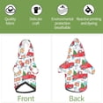 thumbnail image 4 of Yiaed Watercolor Red Truck And Fir Tree Print Dog Hoodie Security Pet Dog Costume Pets Dog Hoodie Sweatshirt with Pocket for Small Dogs-X-Small, 4 of 5