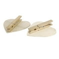 thumbnail image 4 of 10pcs Mini Coeur en Forme de Message en Bois Tableaux Noirs avec Photo / Note/papier Clips Chevilles, 4 of 8