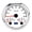White Dial Silver Bezel, variant on BIMZUC 3 in 1 85mm / 3.35 inches Marine Boat Tachometer Gauge DC 9-32V 8000RPM Voltmeter Fuel Level 7 Color LED Backlight, Black Dial Black Bezel