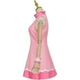 thumbnail image 3 of Women Girls Princess Peach Dress  Tennis Pink Dress with Crown Sports Outfit, 3 of 7