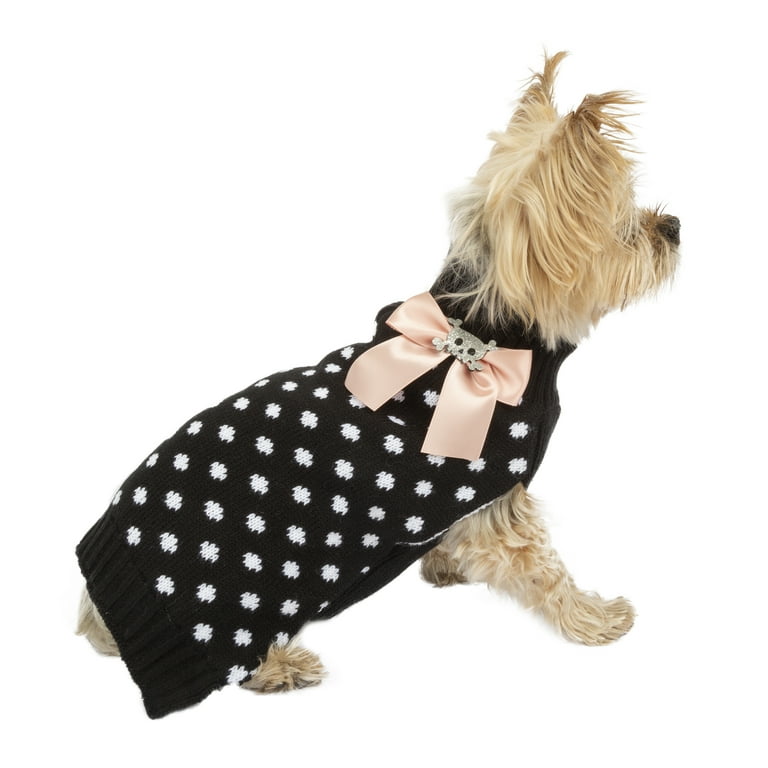 Polka dot sales dog sweater