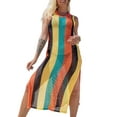 thumbnail image 3 of Liacowi Women Crochet Bikini Cover Ups Knitted Long Dress Casual Sleeveless Beach Tank Dress Bathing Suit, 3 of 9