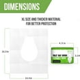 thumbnail image 5 of Toilet Seat Covers Disposable, 60pcs Flushable Travel Disposable Toilet Seat Covers for Adults Kids Potty Training, Travel Essential Accessories for Airplane, Road Trips, Camping, 5 of 8