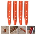 thumbnail image 3 of Miangastore Ground Insertion Tent Stakes Orange 4Pcs 9In U Shape, 3 of 8