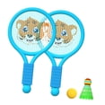 thumbnail image 3 of Raqueta de bádminton ligera y divertida para niños y niñas de 3 a 7 años. Juego para interiores y exteriores. Juego de bádminton para niños de Blue Tiger, 3 of 8
