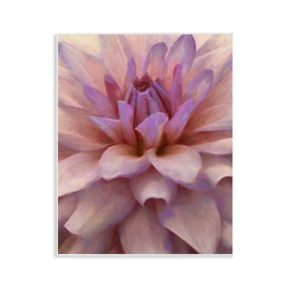 Stupell Industries Purple Dahlia Petals Botanical & Floral Painting Unframed Art Print Wall Art, 11 x 14