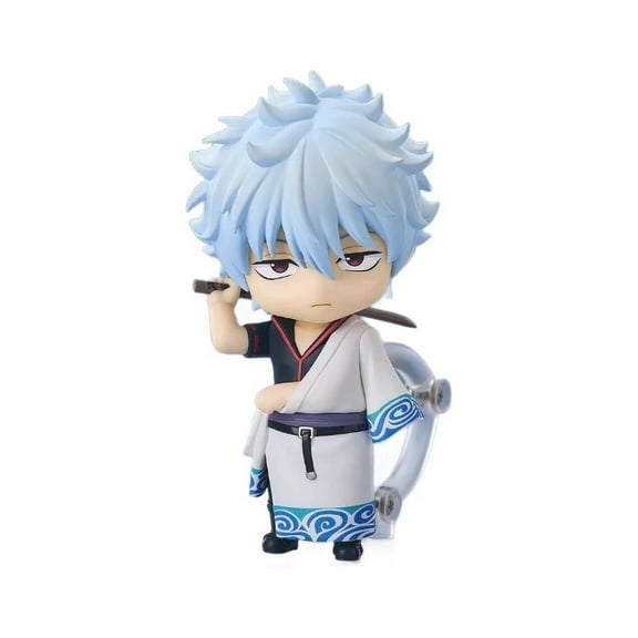 New Gintama Sakata Gintoki (2420 Q Ver) Character Anime Model Statue Action Figures Desktop Ornament Popular Decorations Fan Souvenirs Creative Gift Collectable