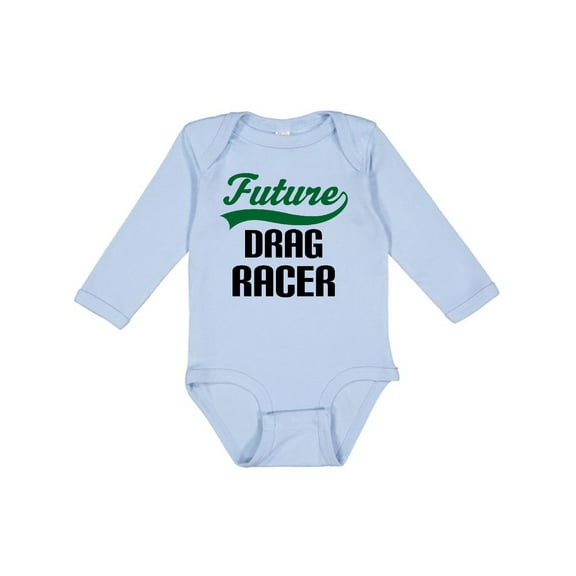Inktastic Future Drag Racer Boys Long Sleeve Baby Bodysuit