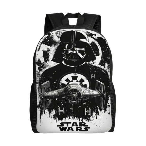 Darth Vader Backpack Funny Pattern College Laptop Schoolbag Large Capacity Daily Travel Hiking Sports Casual Daypack