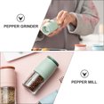 thumbnail image 2 of 1pc Hogar Spice Grinder Vidrio Pimienta Grinder Spice Botella de especias (verde claro), 2 of 5