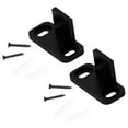 thumbnail image 2 of 2 Pieces Sliding Barn Guides ,Smoothly and Quietly, Floor Mount ,with Screws ,Swinging Reduce ,Matte Black Bottom Guide Door non slotted, 2 of 8