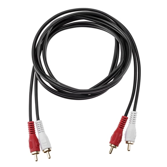 H&A 2 RCA Male to 2 RCA Male Stereo Audio Cable 6'
