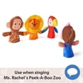 thumbnail image 2 of Ms. Rachel Finger Puppets Zoo Friends 4-Pack, for Kids Ages 6 Months and up, 2 of 10