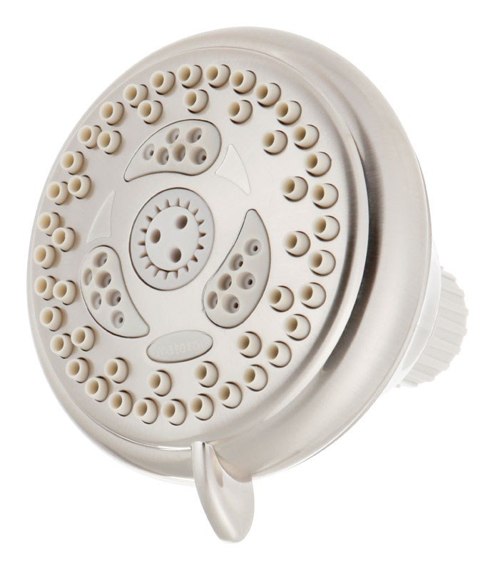 Waterpik Showerhead 3.25 " Brushed Nickel, Nickel 2.5 Gpm
