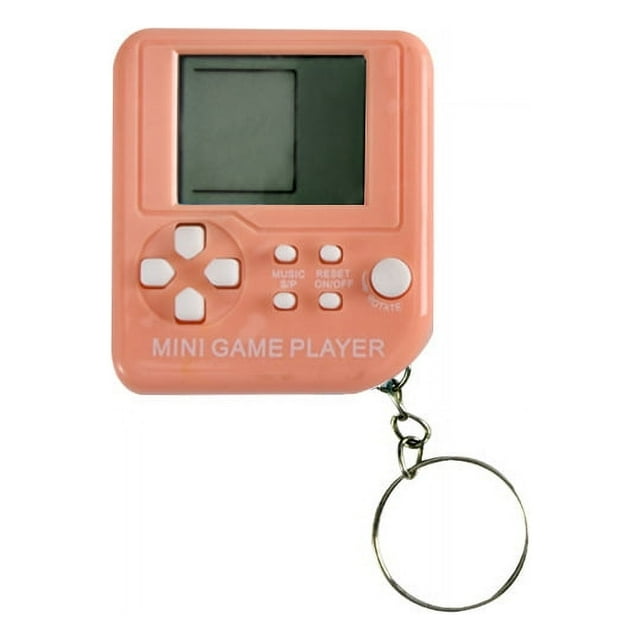 Mini jugador de juego llavero llavero bloques máquina de juego bloques Retro Mini consola de juegos llavero máquina de juego portátil ANGGREK Otros