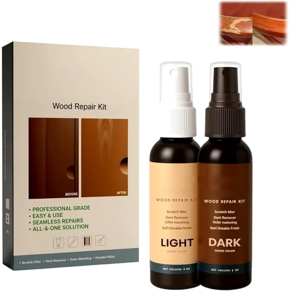 Wood Repair Kit,Professional Wood Floor Scratch Repair,Old English Scratch Cover for Wood,Restore a Finish for Wood,Wood Furniture Repair Kit
