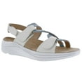 thumbnail image 2 of Drew Serenity Women Sandal In White/blue Combo, 2 of 8