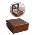 thumbnail image 3 of Caja de joyería organizador Salvador Con espejo bandeja de la joyería de las mujeres, 3 of 8