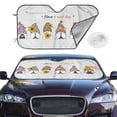 thumbnail image 2 of Balery Have A Nice Day Windshield Sun Shade, Car Front Window Sunshade Cover ,Automotive Interior Portected Blocks Uv Rays For Car Pickup Truck Suv Accessories- Medium, 2 of 7