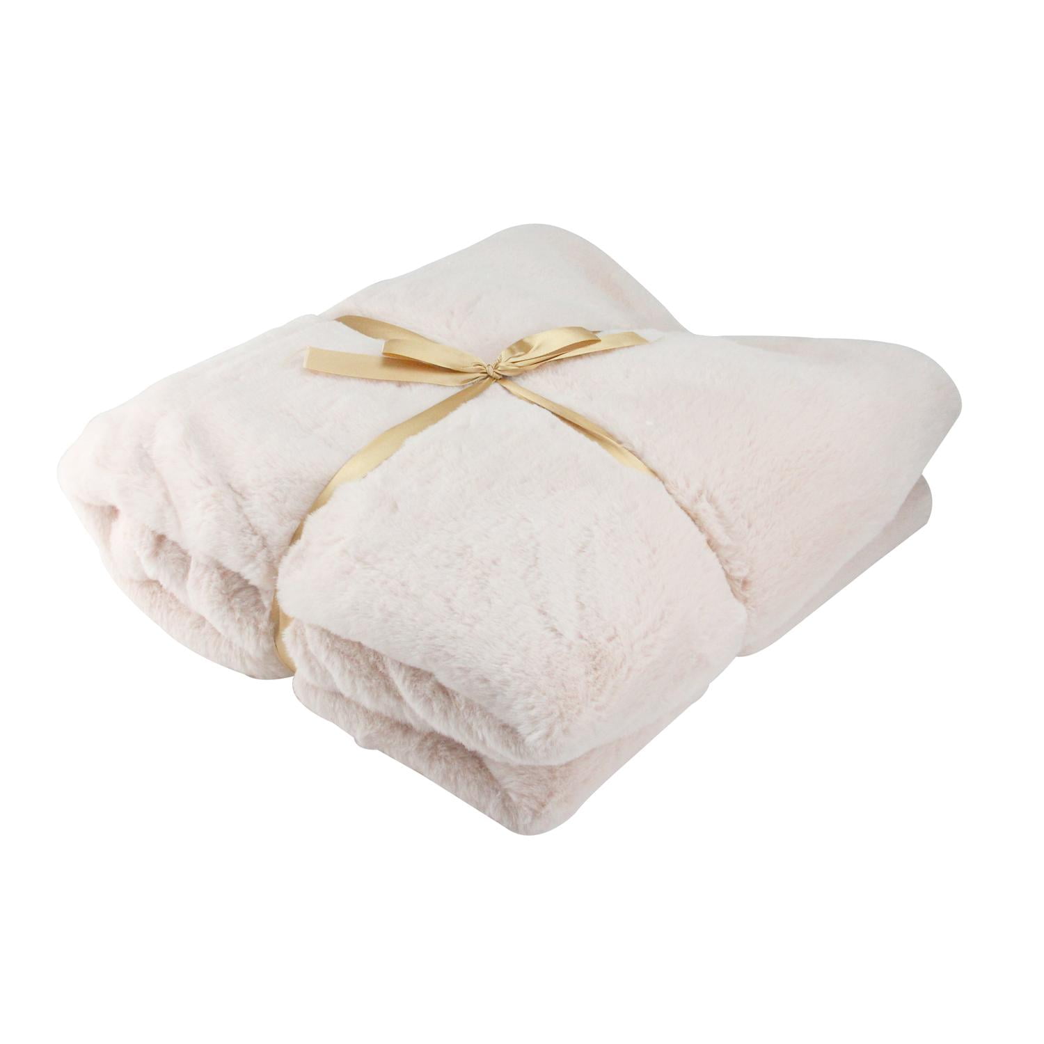 50" x 60" Luxurious Soft Peach Faux Fur Throw Blanket Walmart Canada