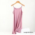thumbnail image 1 of Combinaison Sans Couture en Soie Glacée pour Femmes Été Grande Taille Jupon Sans Manches Combinaison Intérieure Robes en Modal, 1 of 5