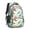 Dinosaur and Leaf-2, variant on Dinosaur and Leaf Beige Pattern Backpack for School, Cute School Bag with Adjustable Shoulder Straps and Padded Back, 16.9"x12.6"x5.9"