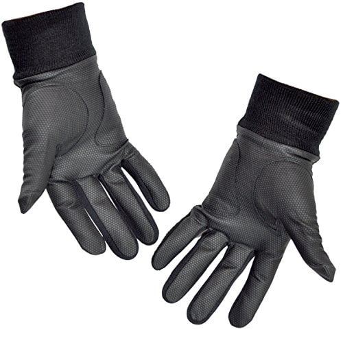 Orlimar Mens Winter Performance Fleece Golf Gloves (Pair), Black, XX-Large