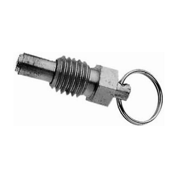 Stubby Hand Retractable Spring Plunger - Zinc Plated Steel 5/8-11 Thread