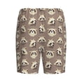 thumbnail image 4 of Yiaed Raccoon for Men's Soft Sleep Pajama Short Lounging Pajama Shorts-Medium, 4 of 8