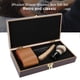 thumbnail image 3 of 3pcs/set de kit de Rasurador de Rasurador de navegas de afeitar Barba de Barba strop strop de madera juego de regalos, 3 of 7