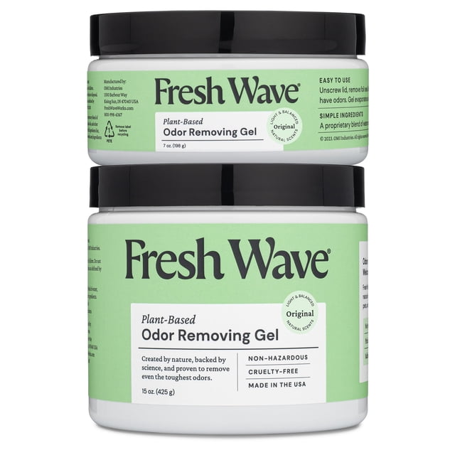 Gel eliminador de olores Fresh Wave, 450 ml y 200 ml, Safer Choice