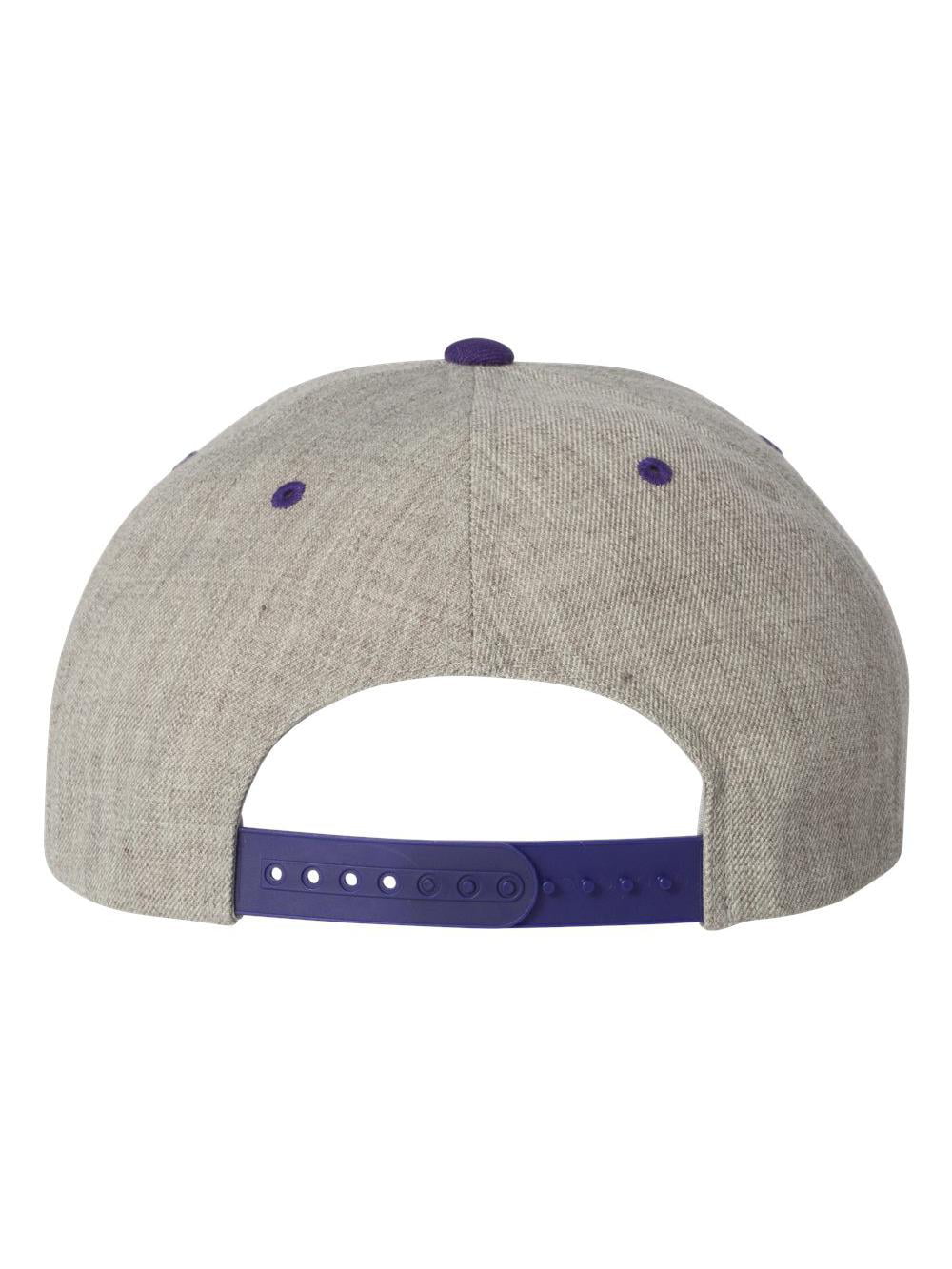 Yupoong Heather Two-Tone Adjustable Wool Cap