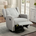 thumbnail image 7 of Bonzy Home Swivel Rocking Chair, Rocker Recliner Chair, Glider Chair, Manual Recliner for & Living Room, Gray, 7 of 7