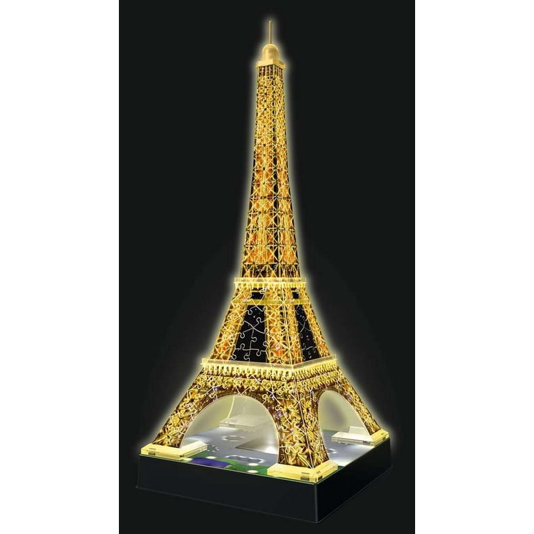 Ravensburger - 3D Puzzle - Night Edition - Eiffel Tower - 216 Piece Jigsaw  Puzzle