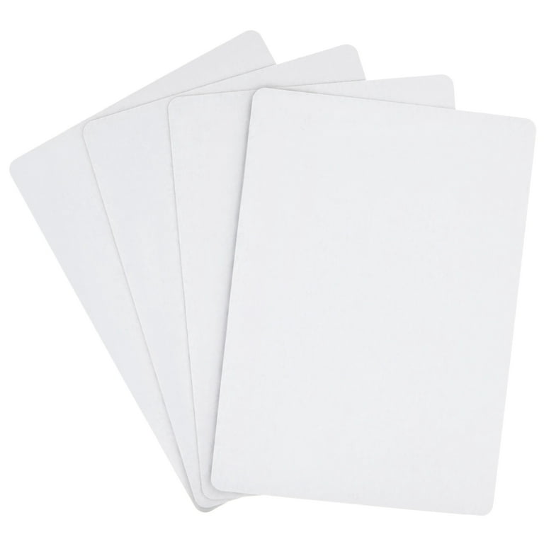 Blank Cards 220 Pcs 3.5 x 2.5 inch Make Own Cards of DIY Game Blank Cards  White Design Playing Learning Note Cards Postcards for Invitations  Valentine